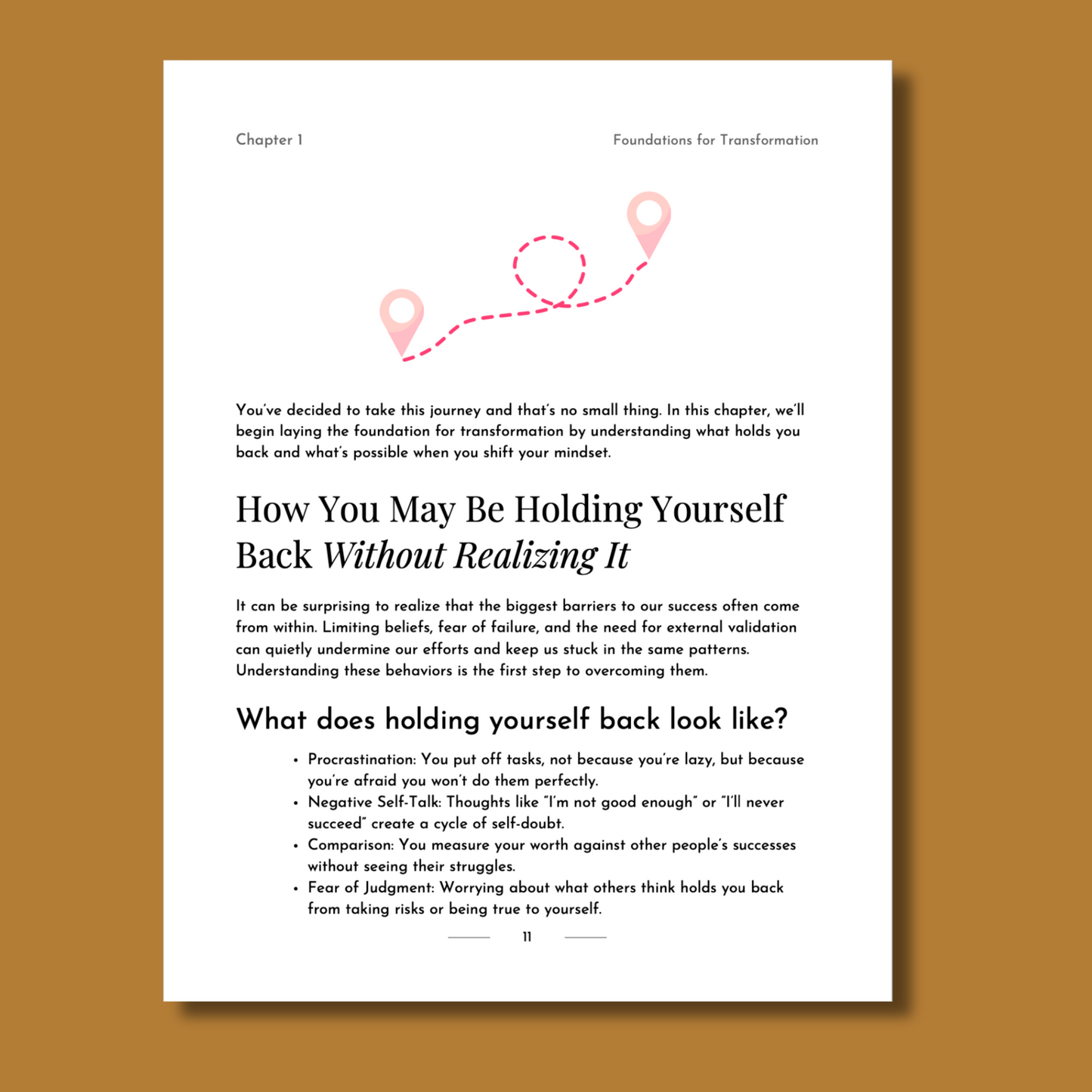 (DIGITAL) Becoming Unstoppable: A guided workbook for healing, growth and transformation